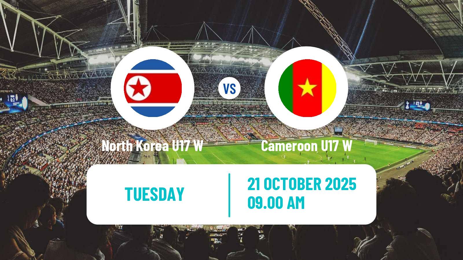 Football World Cup Women U17 North Korea U17 W - Cameroon U17 W