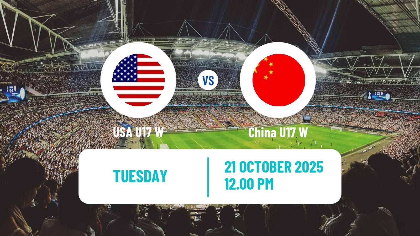 Football World Cup Women U17 USA U17 W - China U17 W