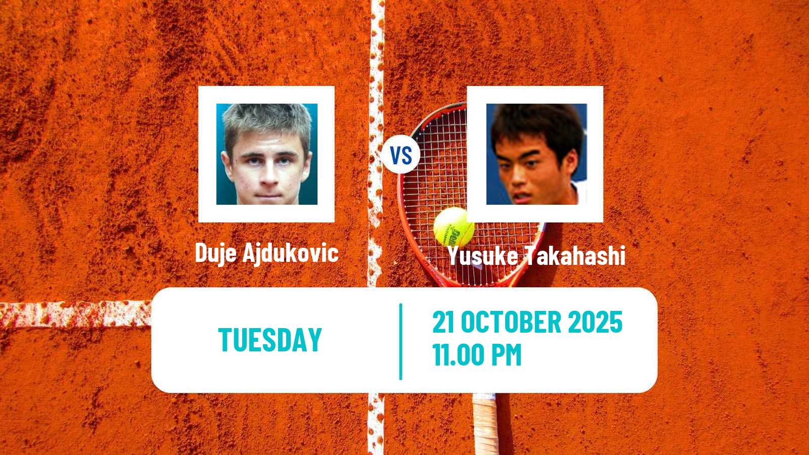 Tennis Suzhou Challenger Men Duje Ajdukovic - Yusuke Takahashi