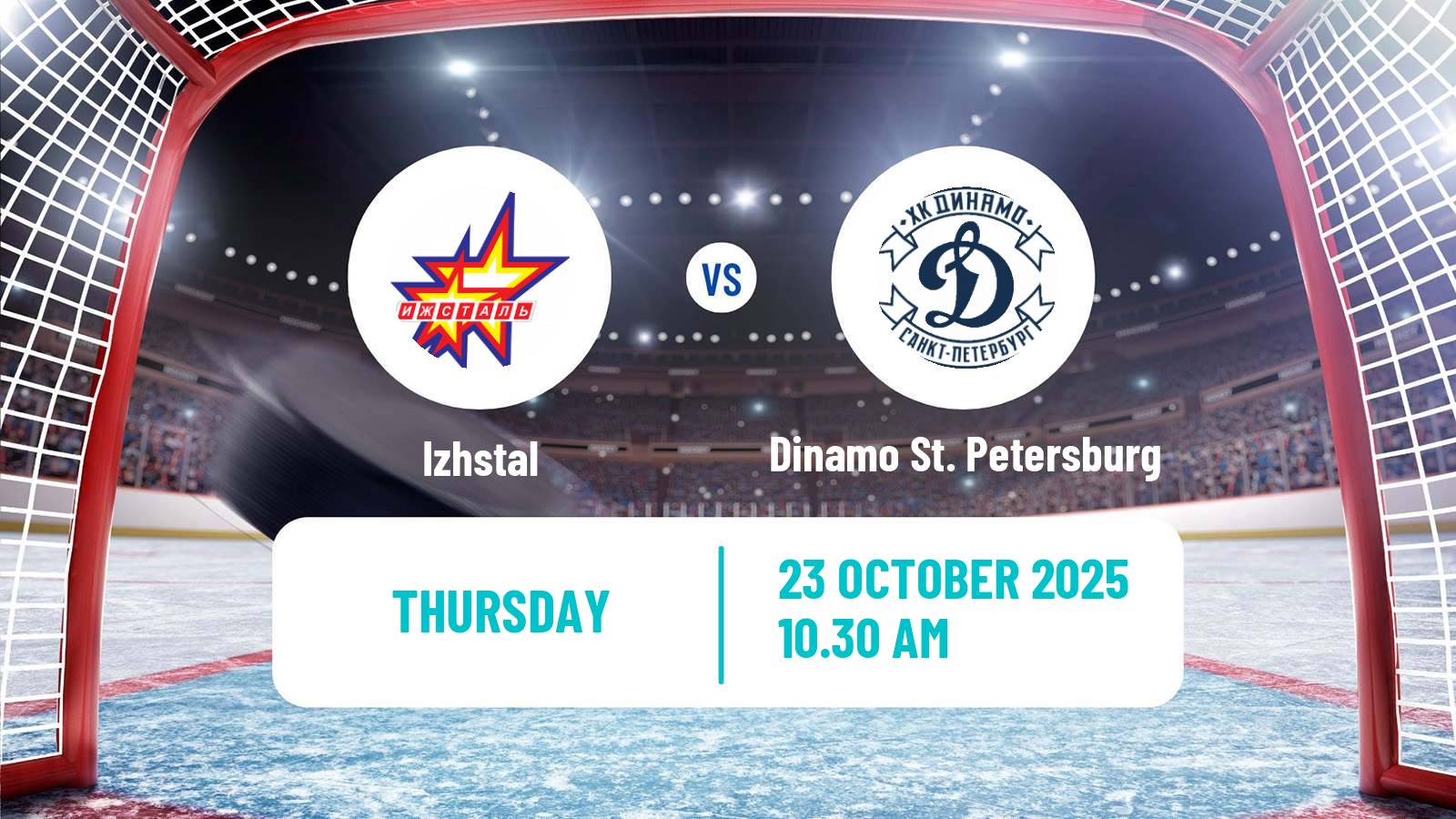 Hockey VHL Izhstal - Dinamo St. Petersburg