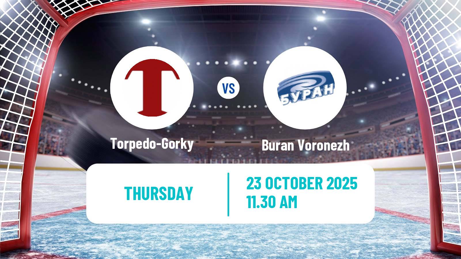 Hockey VHL Torpedo-Gorky - Buran Voronezh