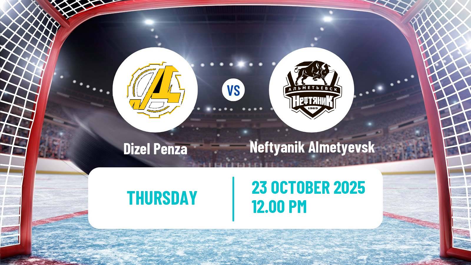 Hockey VHL Dizel Penza - Neftyanik Almetyevsk