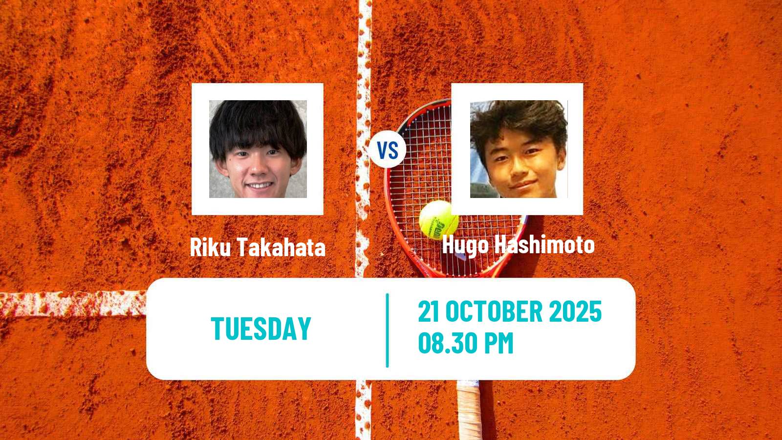 Tennis ITF M15 Tanagura Men Riku Takahata - Hugo Hashimoto