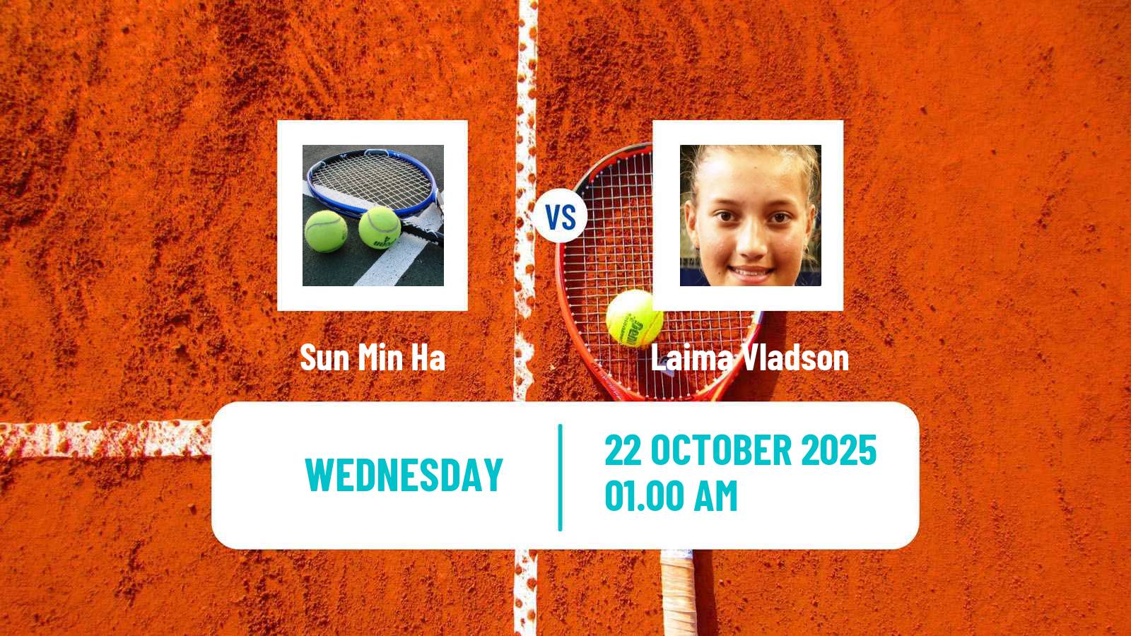 Tennis ITF W15 Tashkent 3 Women Sun Min Ha - Laima Vladson