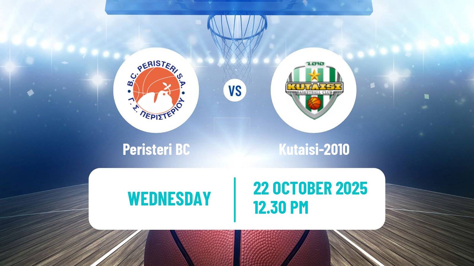 Basketball FIBA Europe Cup Peristeri BC - Kutaisi-2010