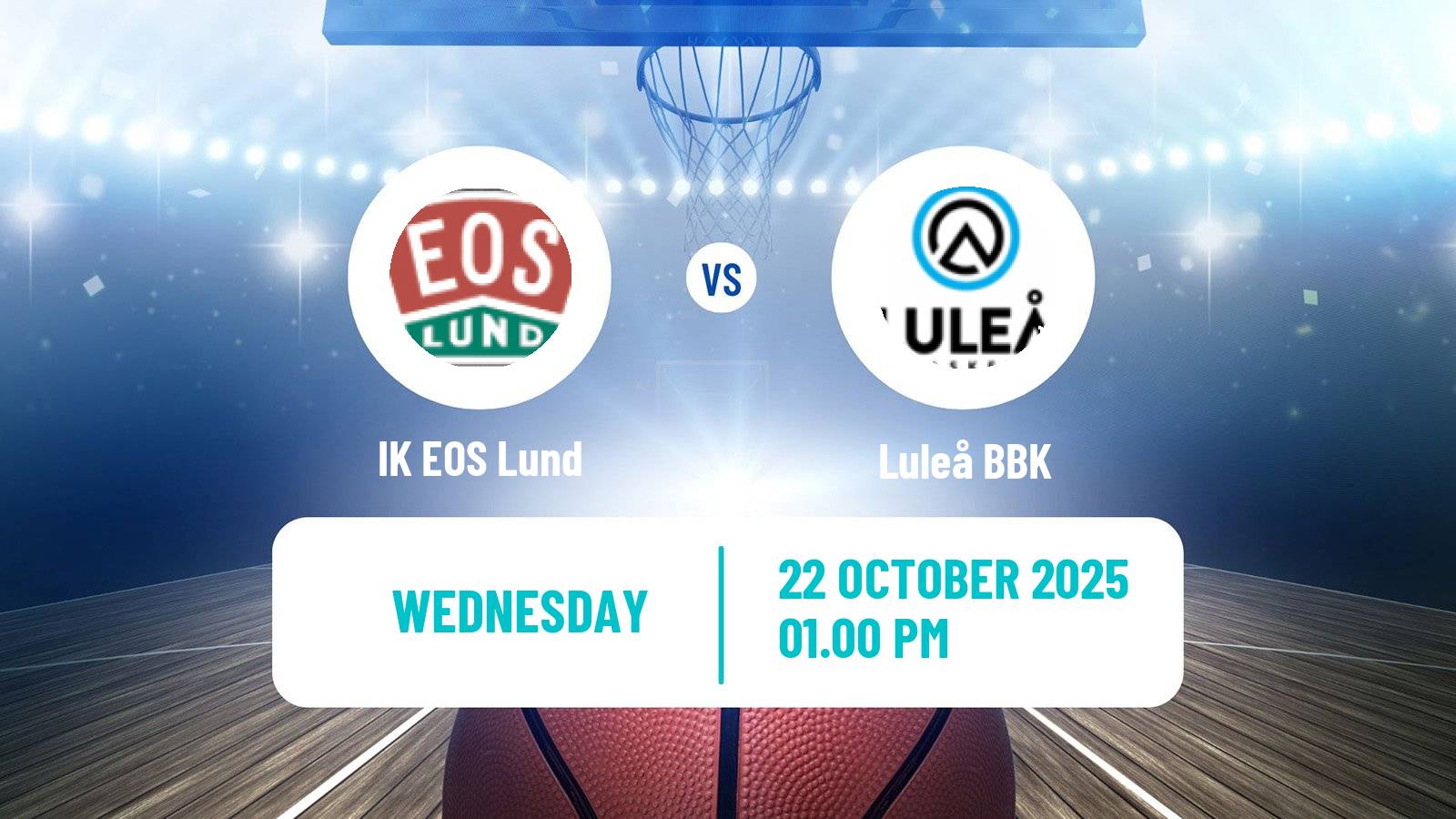 Basketball Swedish Basketligan Women IK EOS Lund - Luleå