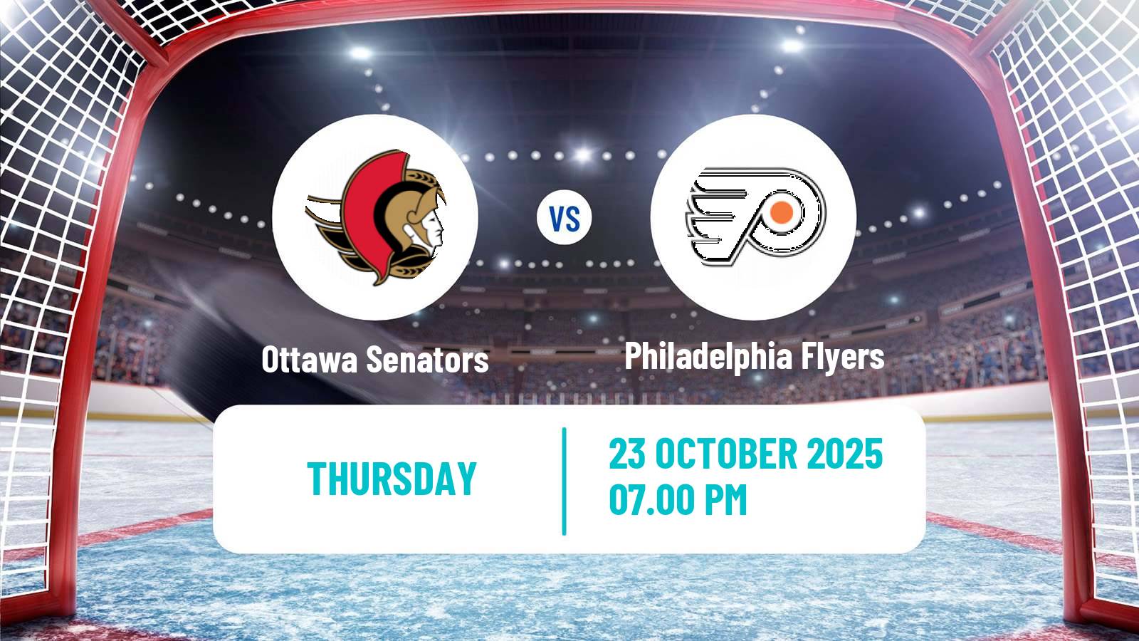 Hockey NHL Ottawa Senators - Philadelphia Flyers