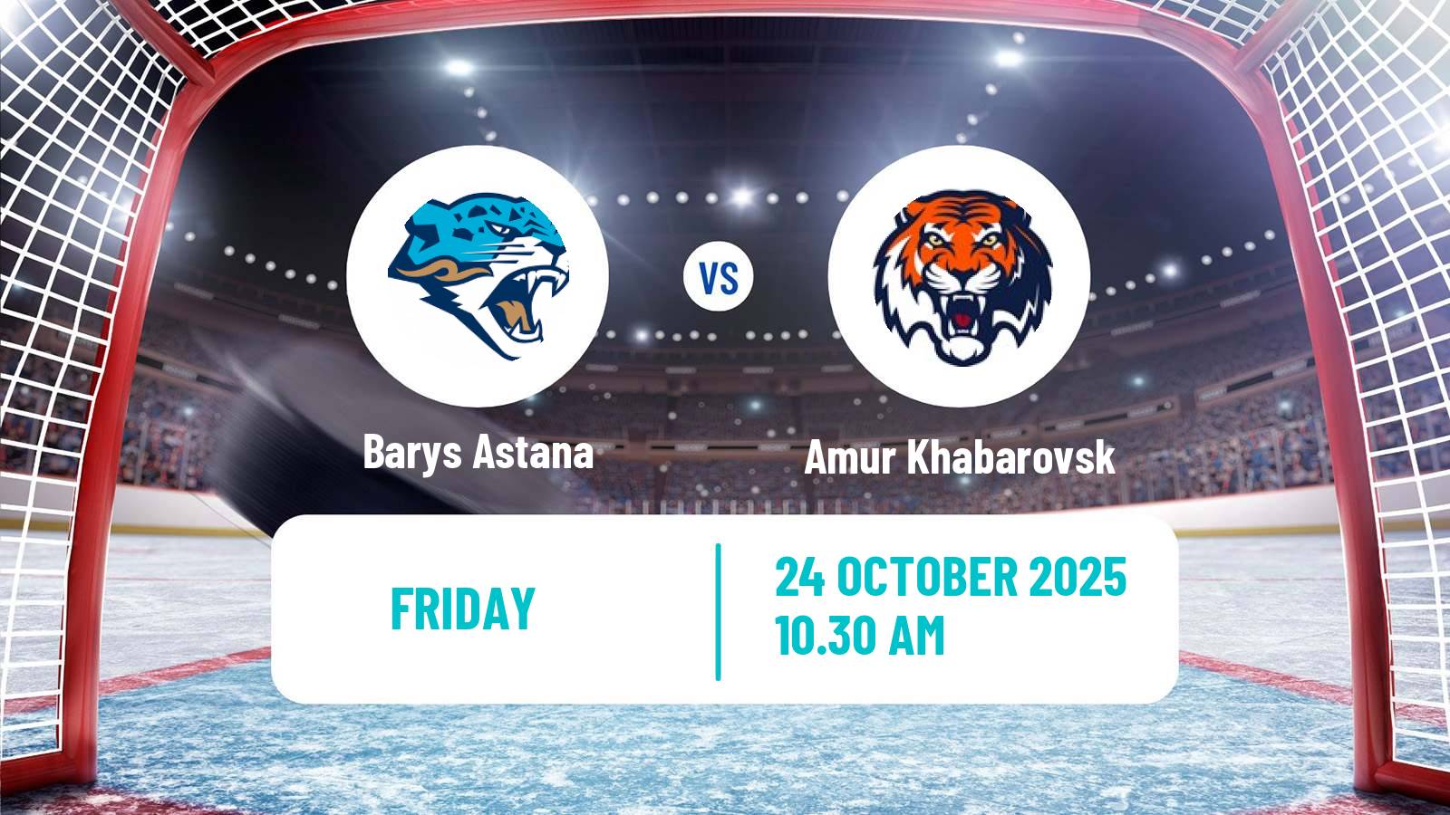 Hockey KHL Barys Astana - Amur Khabarovsk