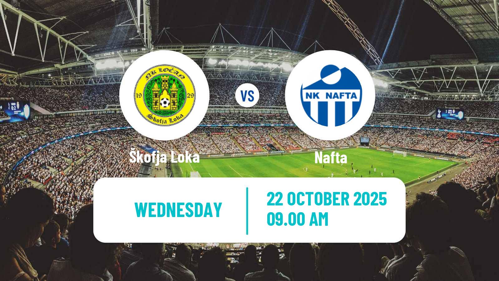 Football Slovenian Cup Škofja Loka - Nafta