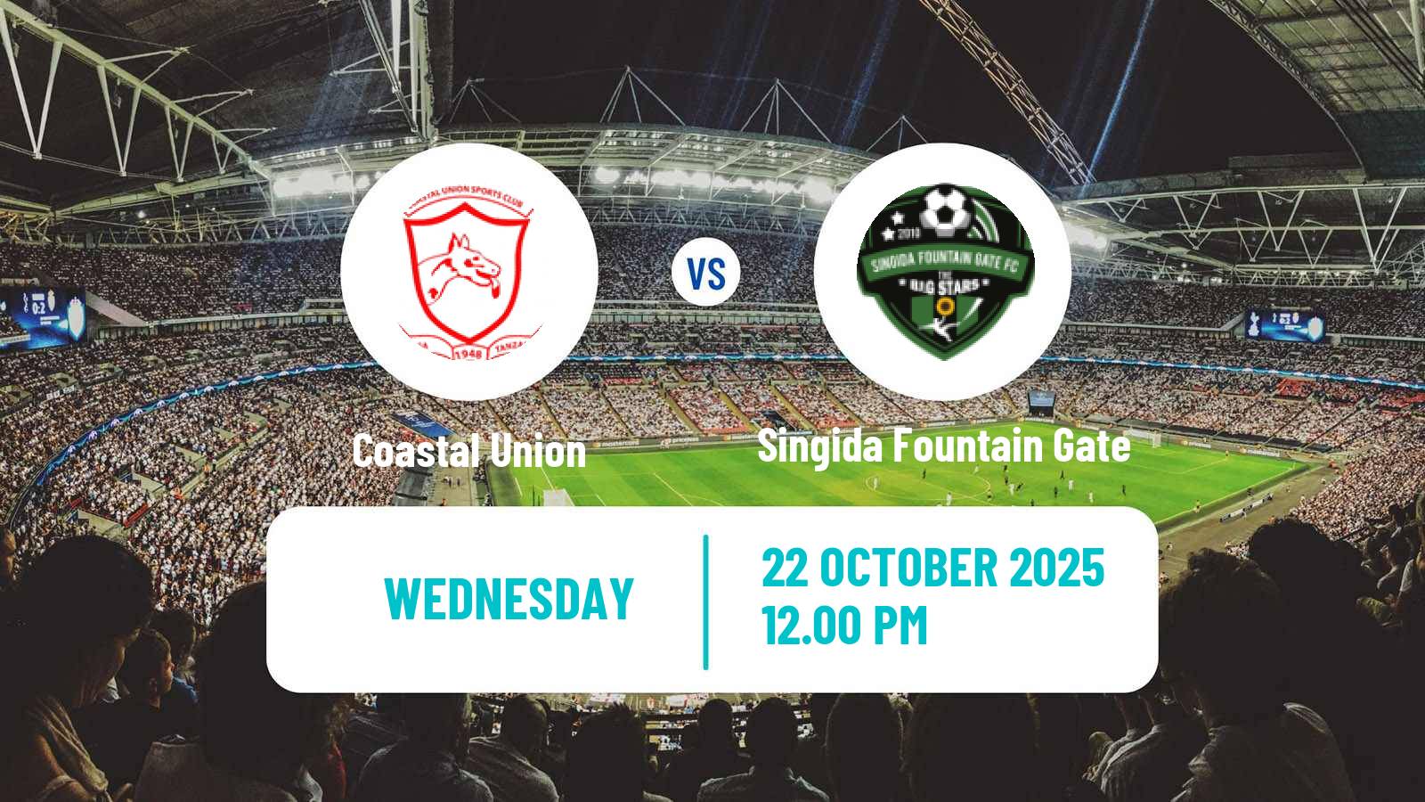 Football Tanzanian Premier League Coastal Union - Singida Fountain Gate