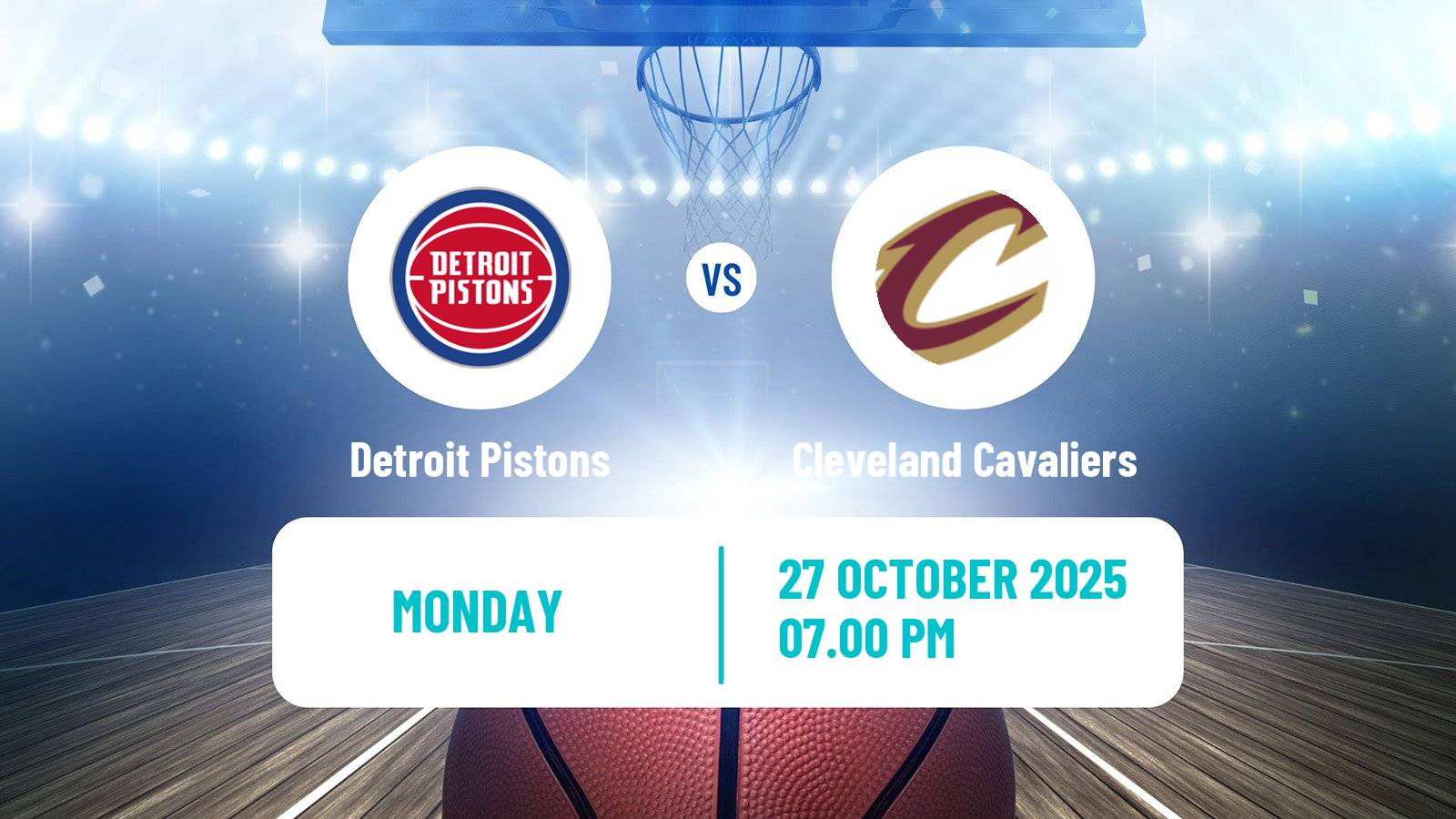 Basketball NBA Detroit Pistons - Cleveland Cavaliers