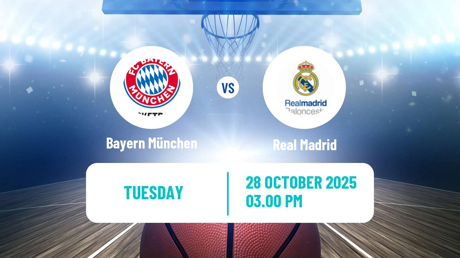 Basketball Euroleague Bayern München - Real Madrid
