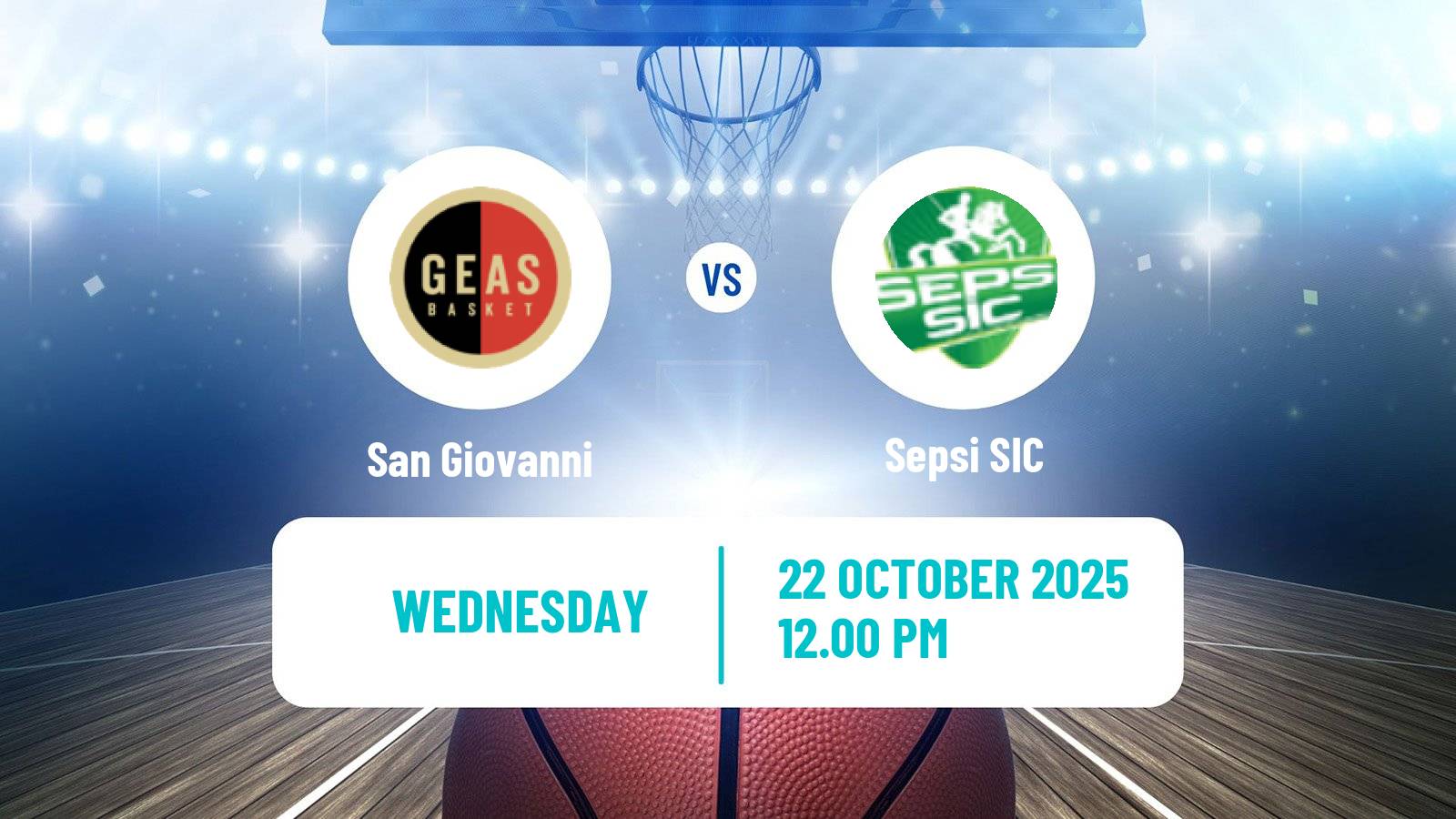 Basketball Eurocup Women San Giovanni - Sepsi SIC