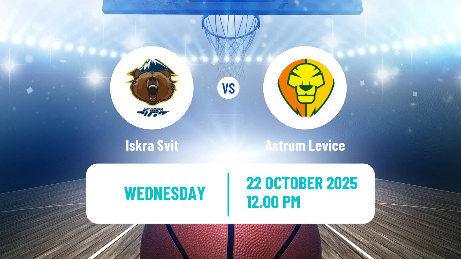 Basketball Slovak Extraliga Basketball Iskra Svit - Astrum Levice