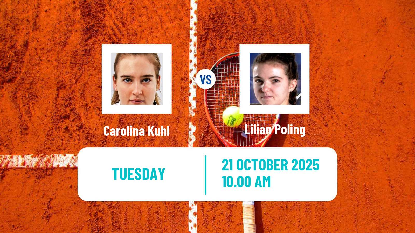 Tennis ITF W75 Saguenay Women Carolina Kuhl - Lilian Poling