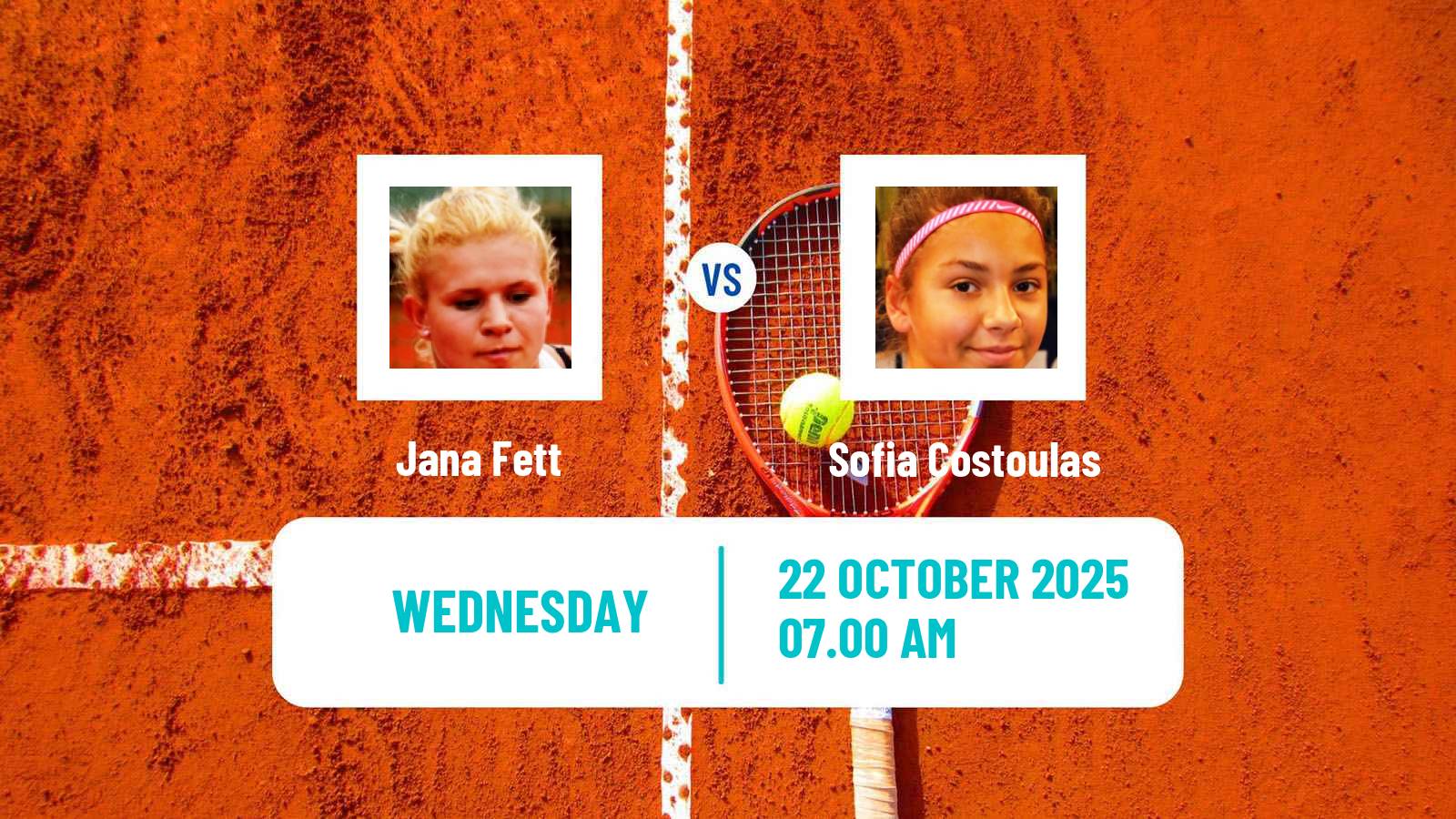 Tennis Rovereto Challenger Women Jana Fett - Sofia Costoulas