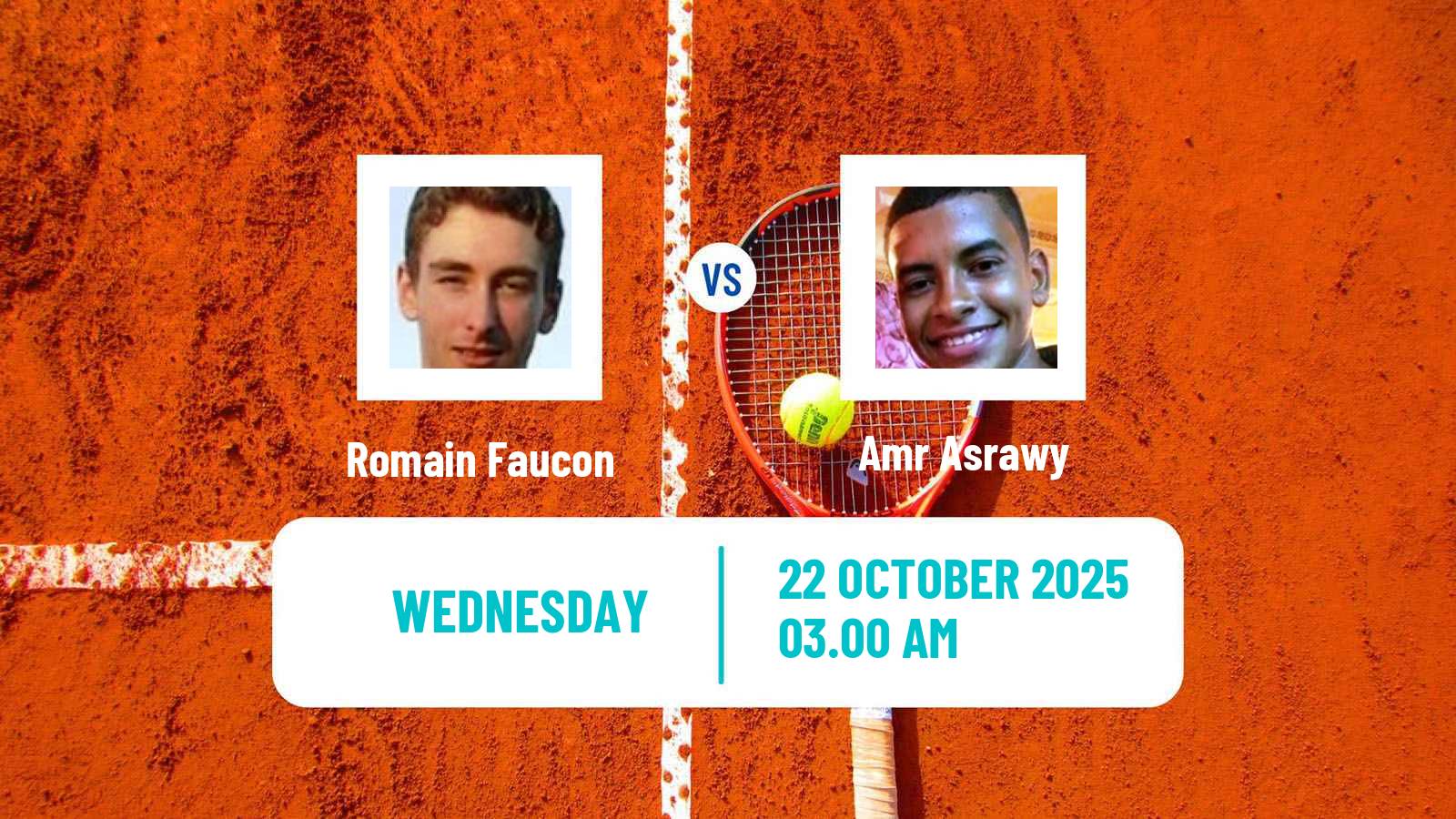 Tennis ITF M15 Sharm Elsheikh 14 Men Romain Faucon - Amr Asrawy