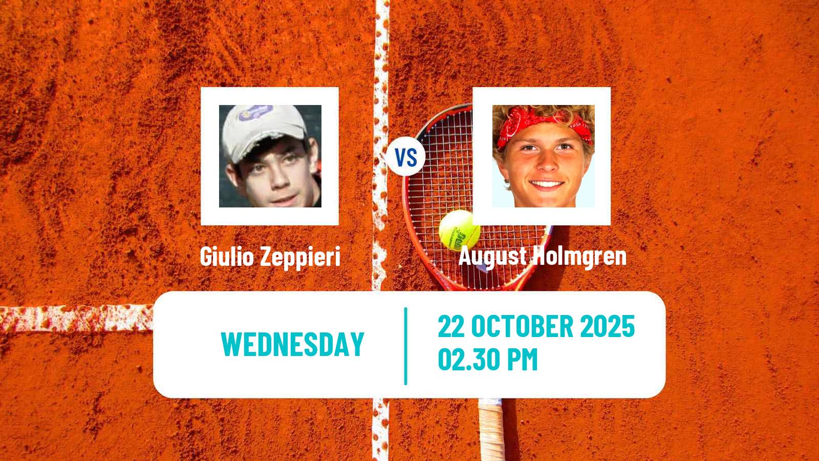 Tennis Brest Challenger Men Giulio Zeppieri - August Holmgren