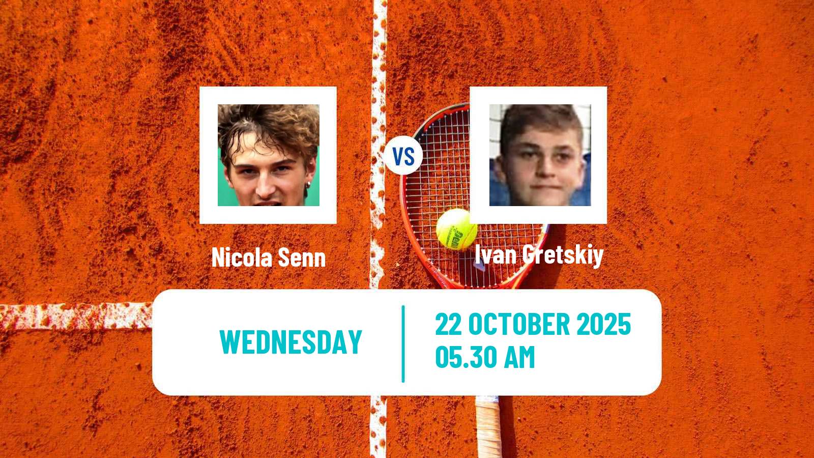 Tennis ITF M15 Sharm Elsheikh 14 Men Nicola Senn - Ivan Gretskiy