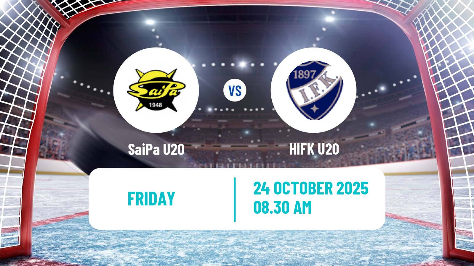 Hockey Finnish SM-sarja U20 SaiPa U20 - HIFK U20
