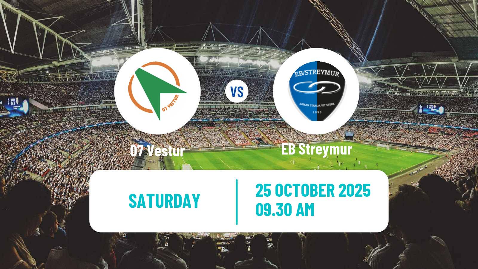 Football Faroe Islands Premier League 07 Vestur - EB Streymur