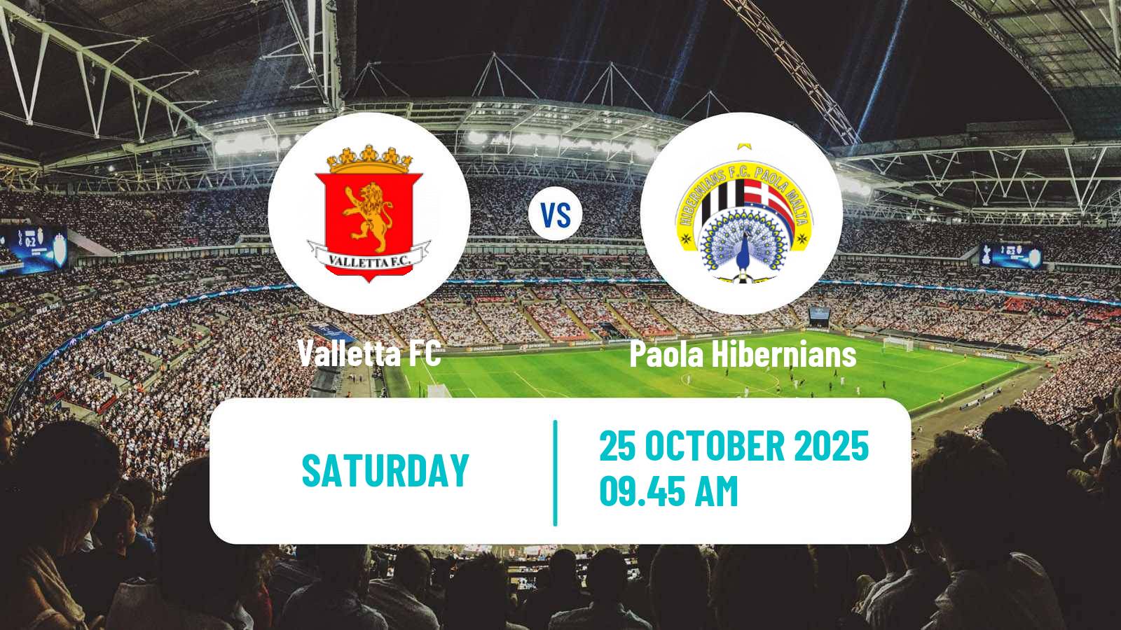 Football Maltese Premier League Valletta - Paola Hibernians