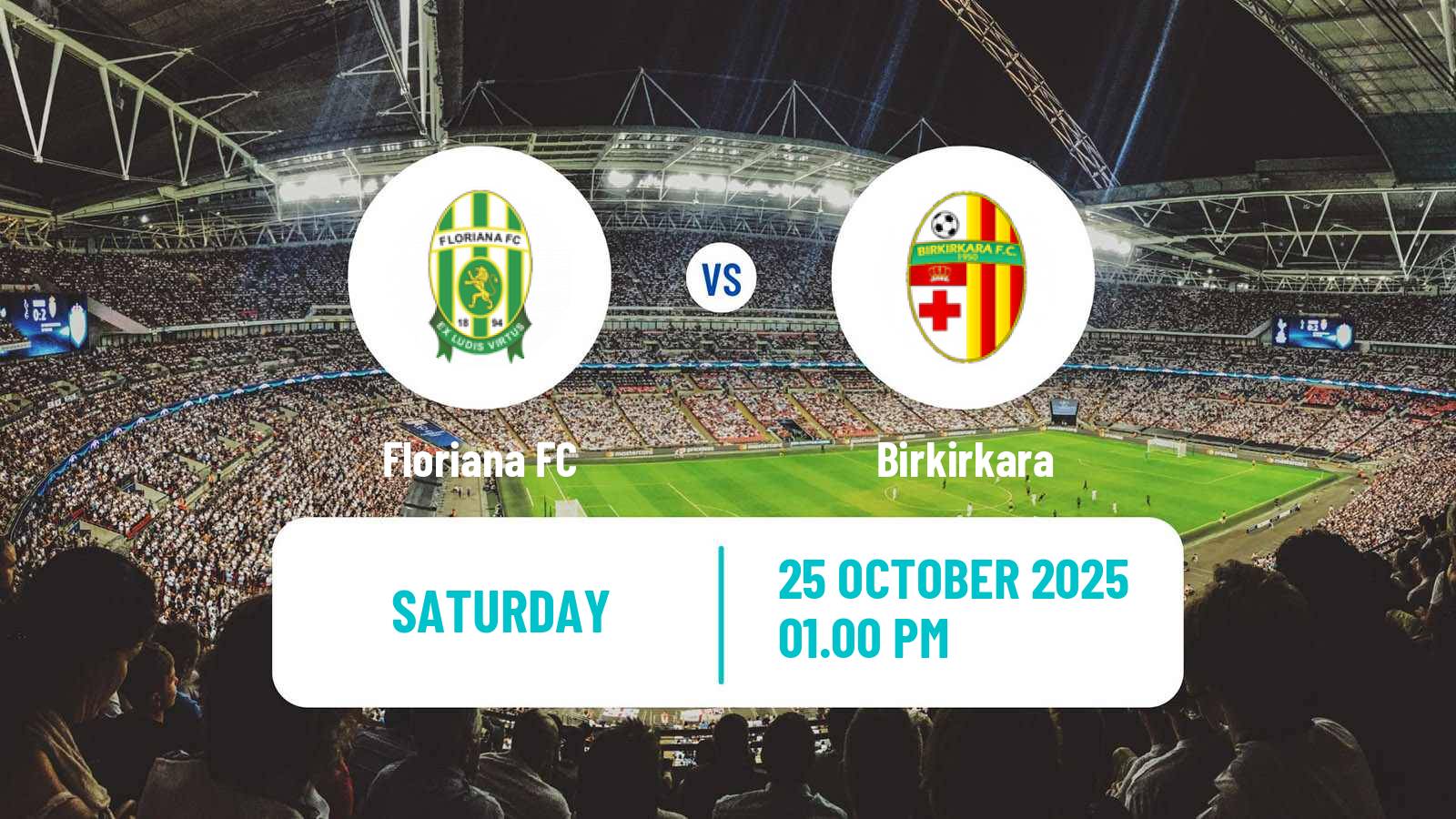 Football Maltese Premier League Floriana - Birkirkara