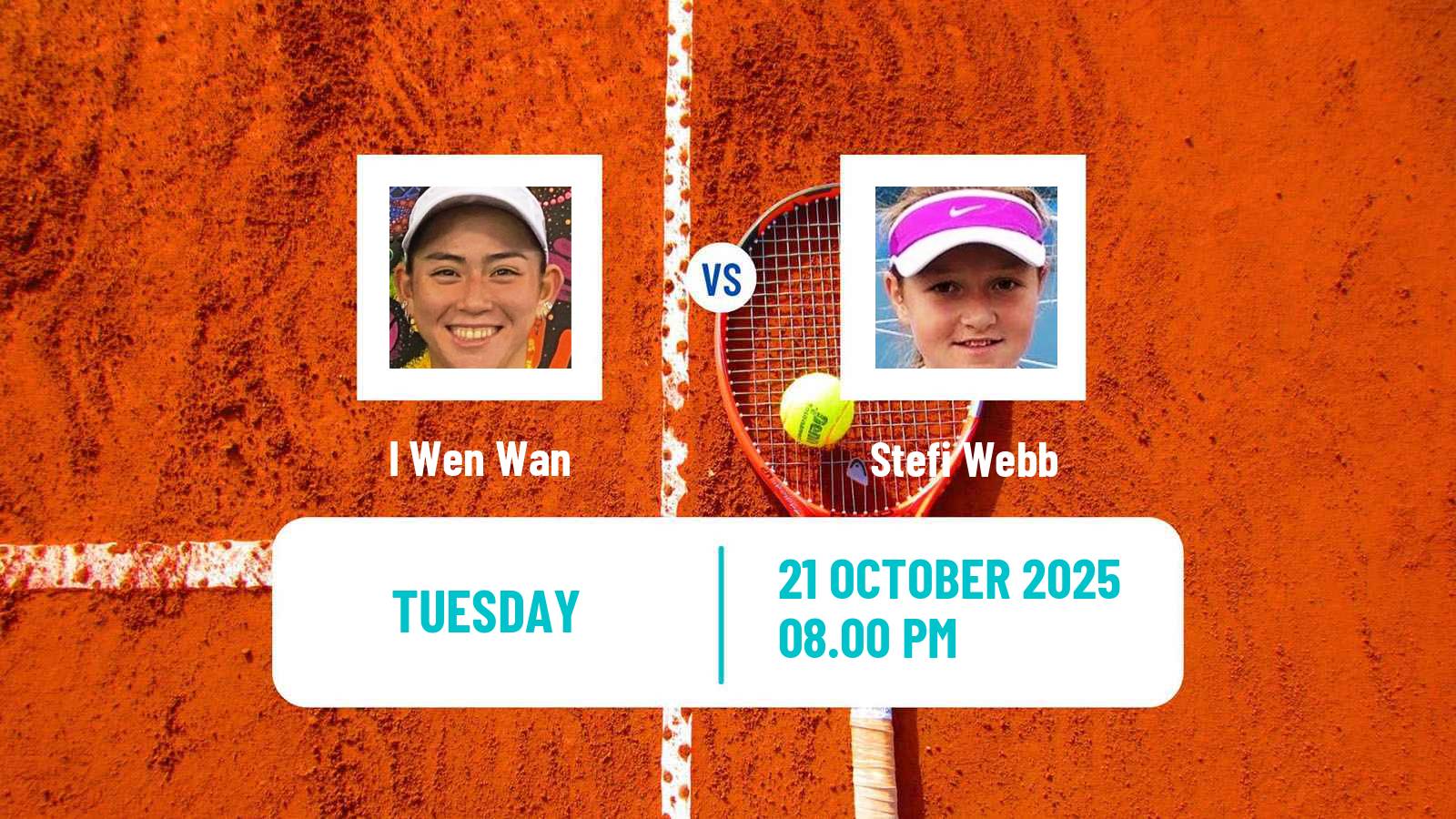 Tennis ITF W35 Brisbane Women I Wen Wan - Stefi Webb