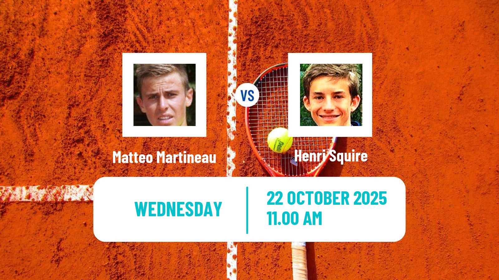 Tennis Hamburg Challenger Men Matteo Martineau - Henri Squire