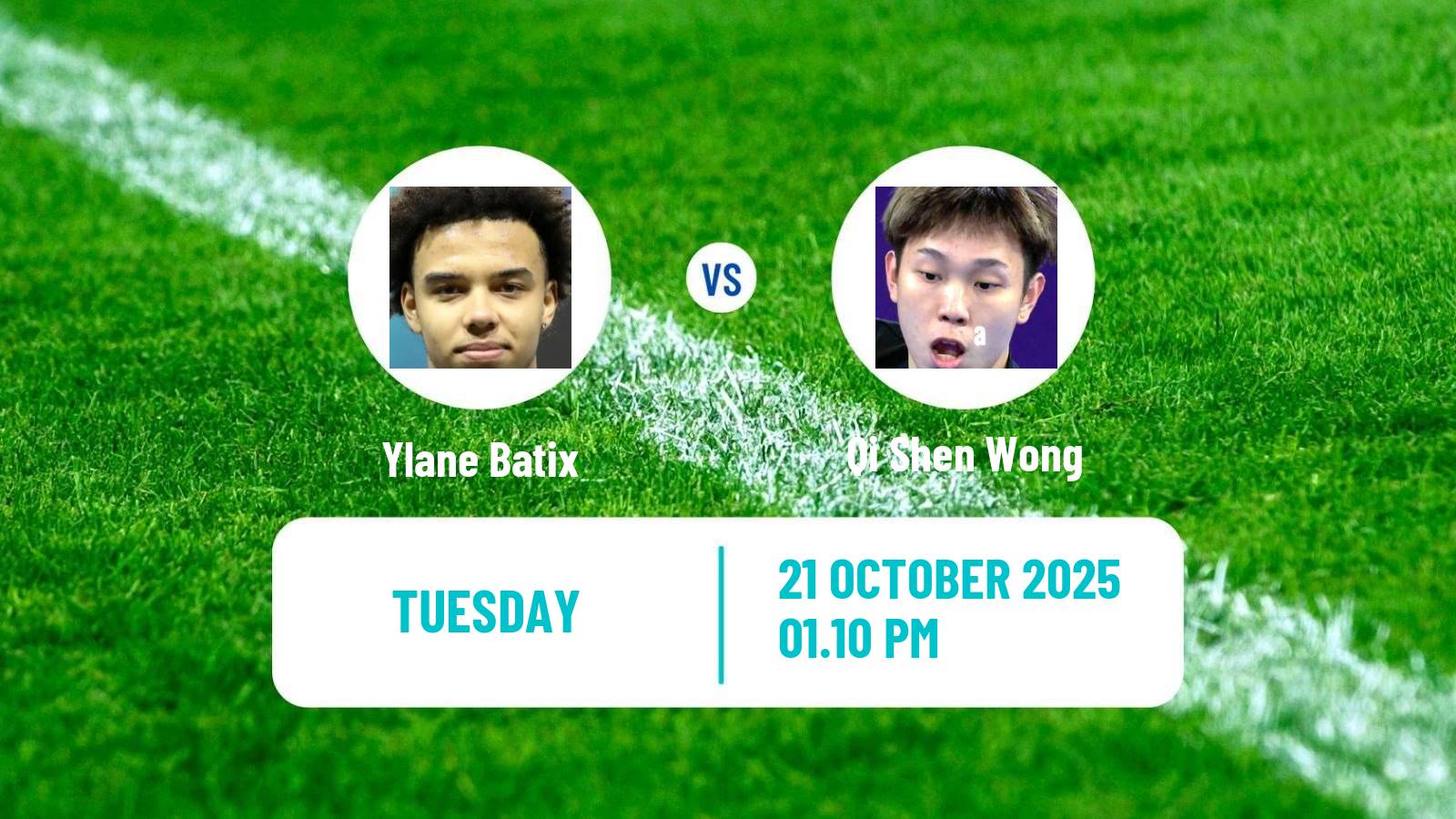 Table tennis Wtt Star Contender London Men Ylane Batix - Qi Shen Wong