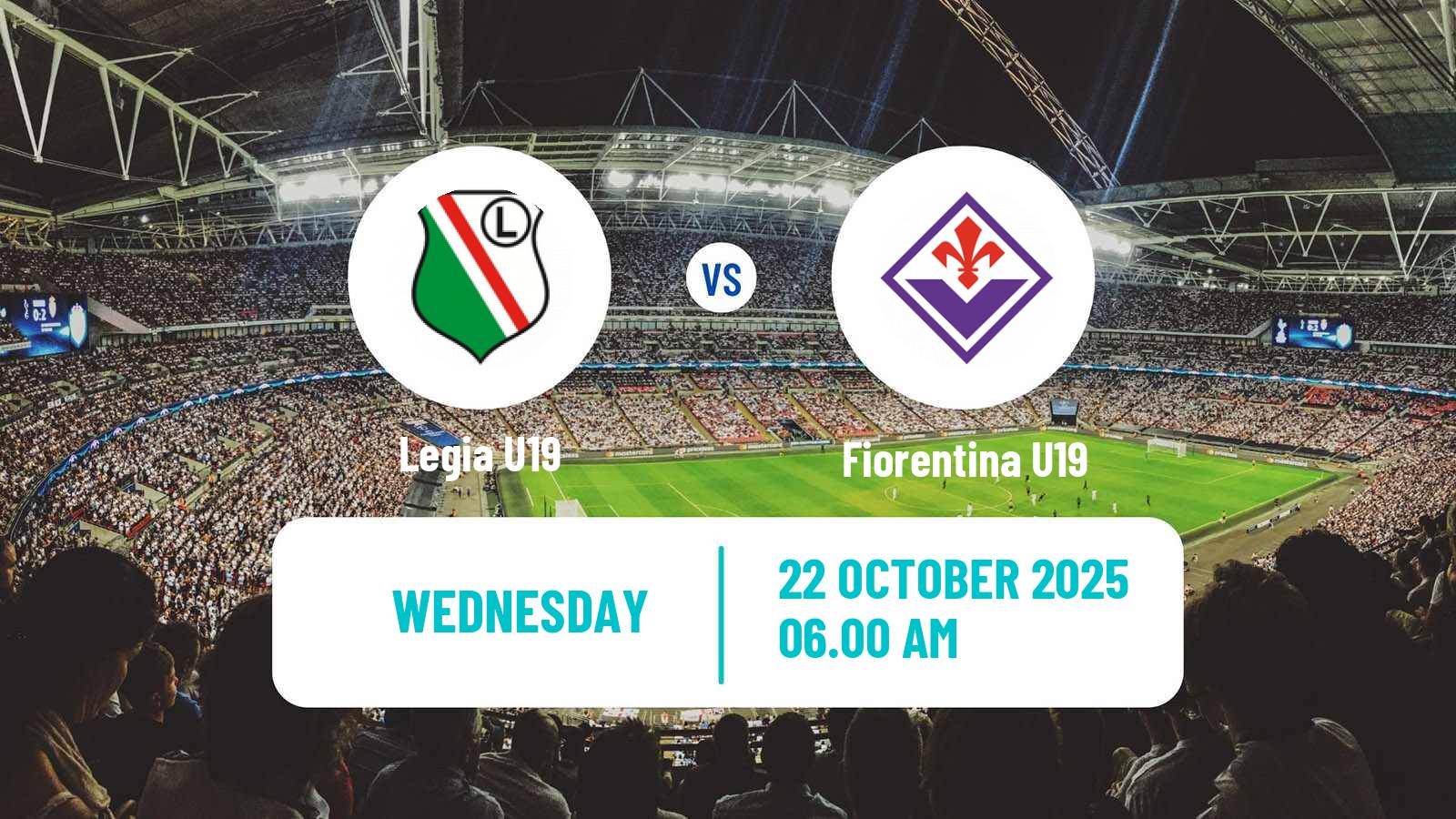 Football UEFA Youth League Legia U19 - Fiorentina U19