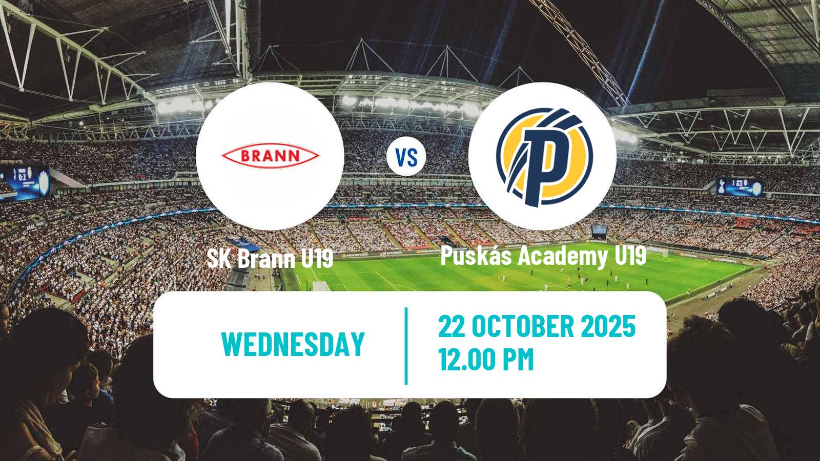 Football UEFA Youth League Brann U19 - Puskás Academy U19 Football UEFA Youth League Brann U19 - Puskás Academy U19