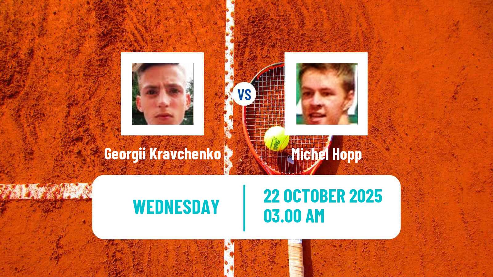 Tennis ITF M15 Heraklion 11 Men Georgii Kravchenko - Michel Hopp