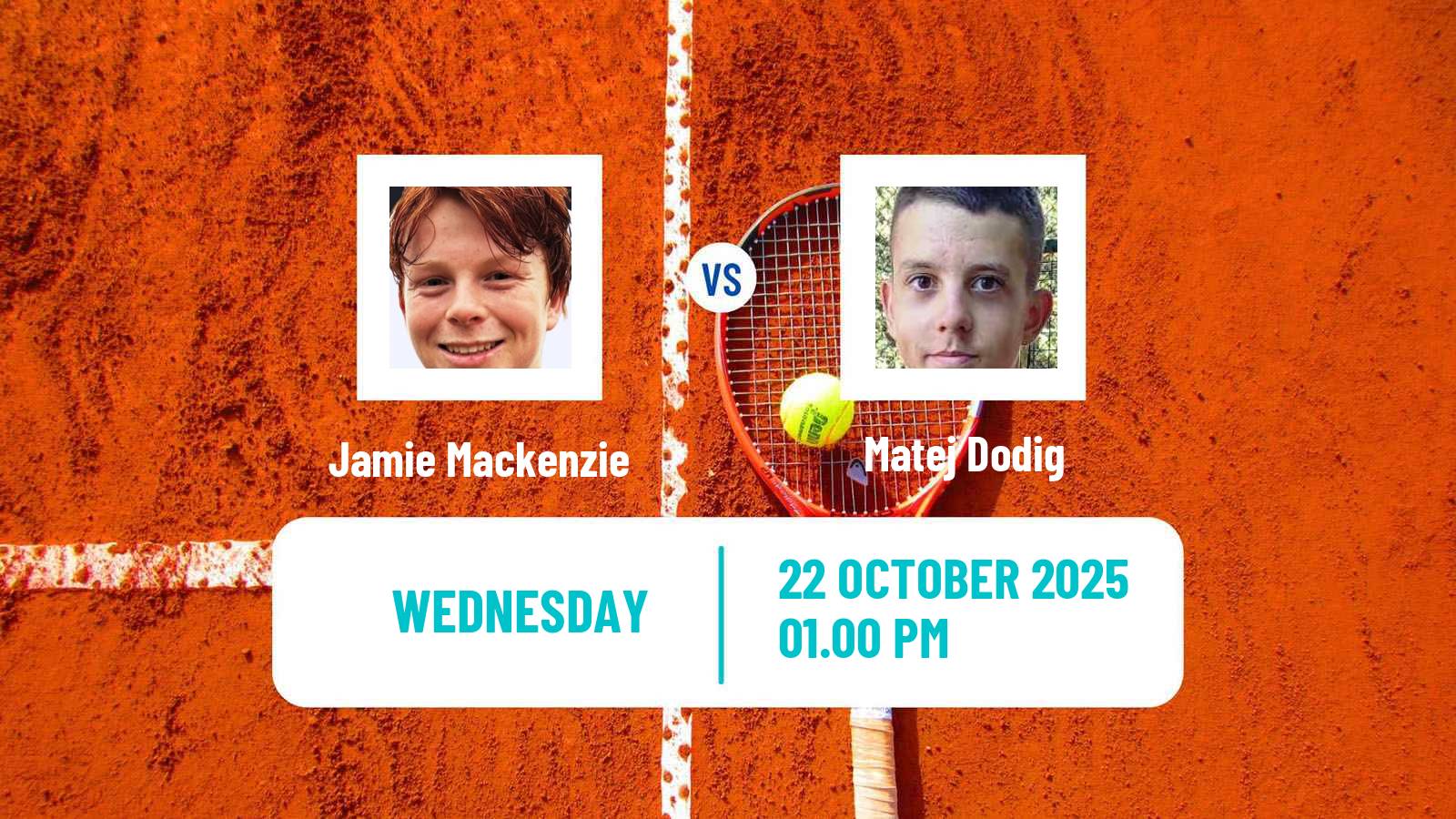 Tennis Hamburg Challenger Men Jamie Mackenzie - Matej Dodig