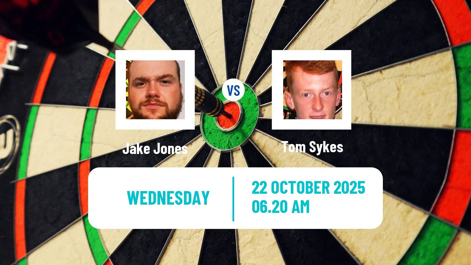 Darts Modus Super Series Jake Jones - Tom Sykes