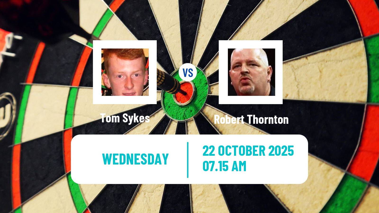 Darts Modus Super Series Tom Sykes - Robert Thornton