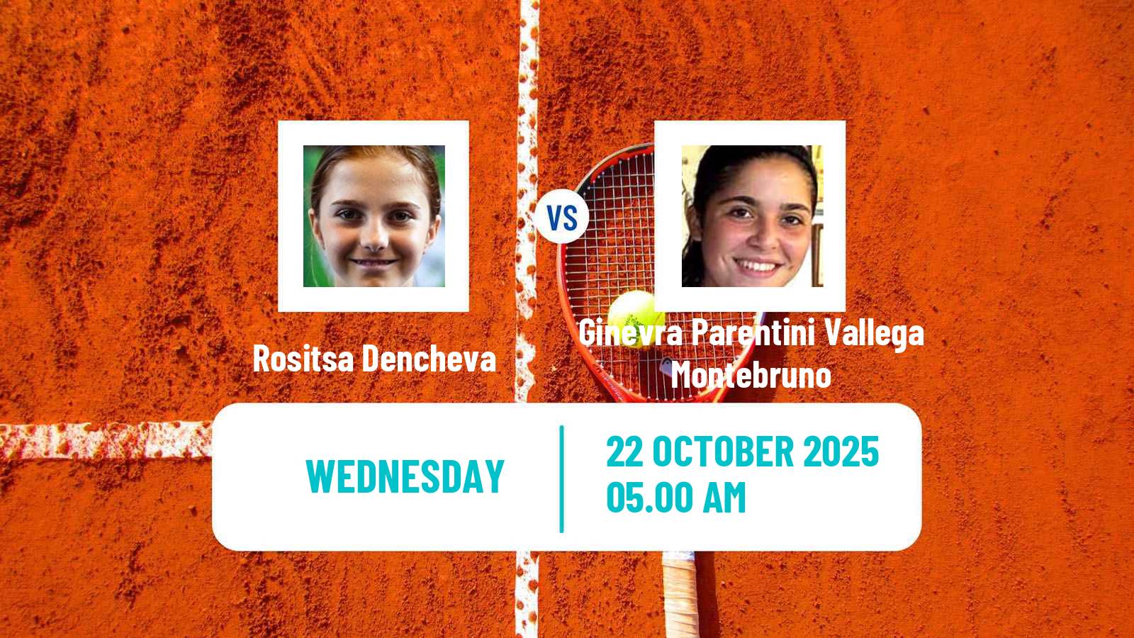 Tennis ITF W35 Santa Margherita Di Pula 12 Women Rositsa Dencheva - Ginevra Parentini Vallega Montebruno
