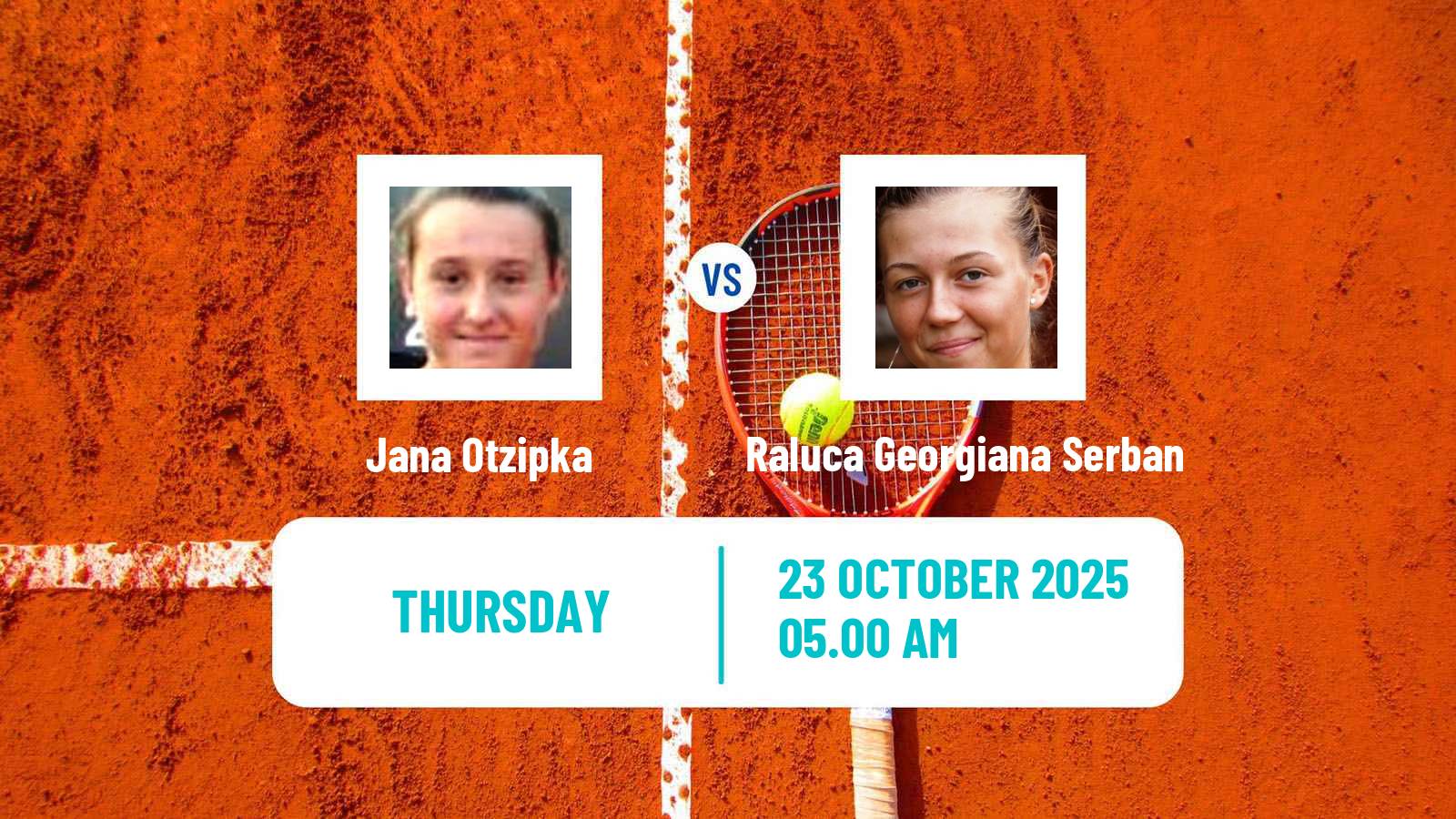 Tennis ITF W100 Wrexham Women Jana Otzipka - Raluca Georgiana Serban