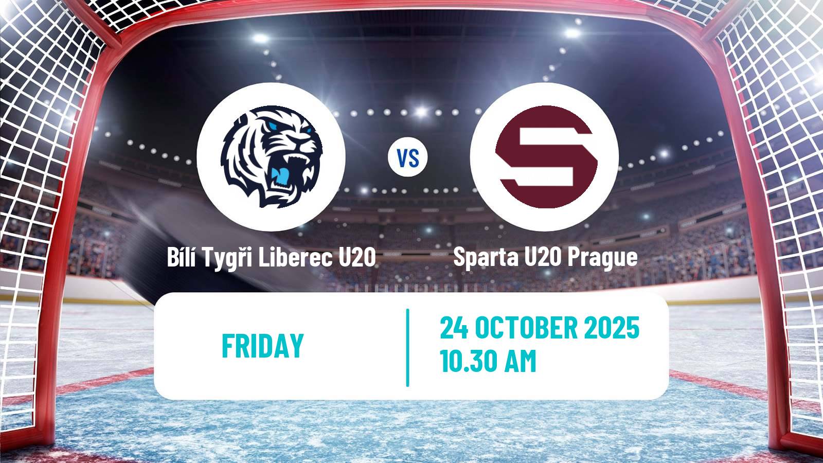 Hockey Czech ELJ Bílí Tygři Liberec U20 - Sparta U20 Prague