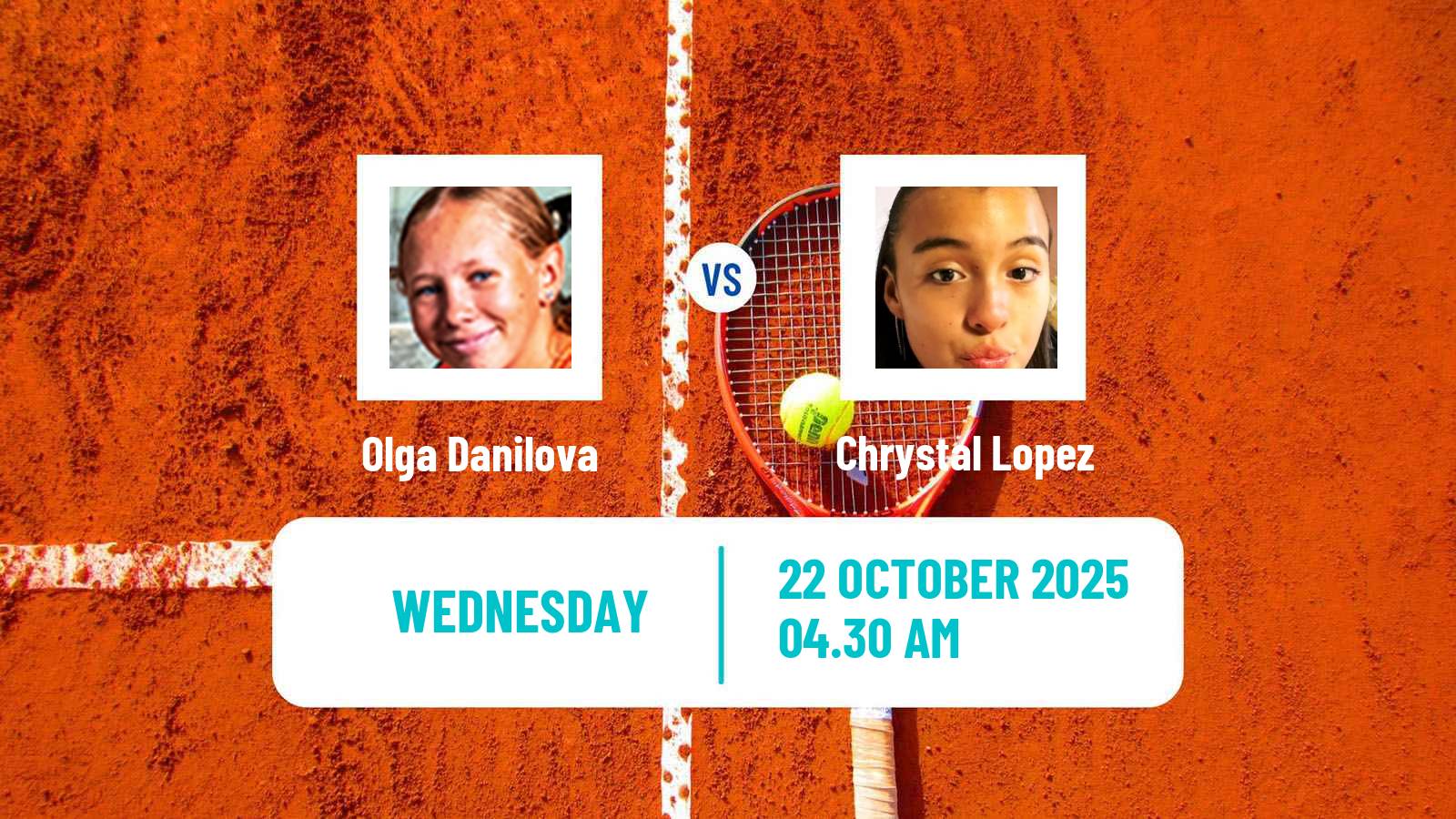 Tennis ITF W15 Monastir 36 Women Olga Danilova - Chrystal Lopez