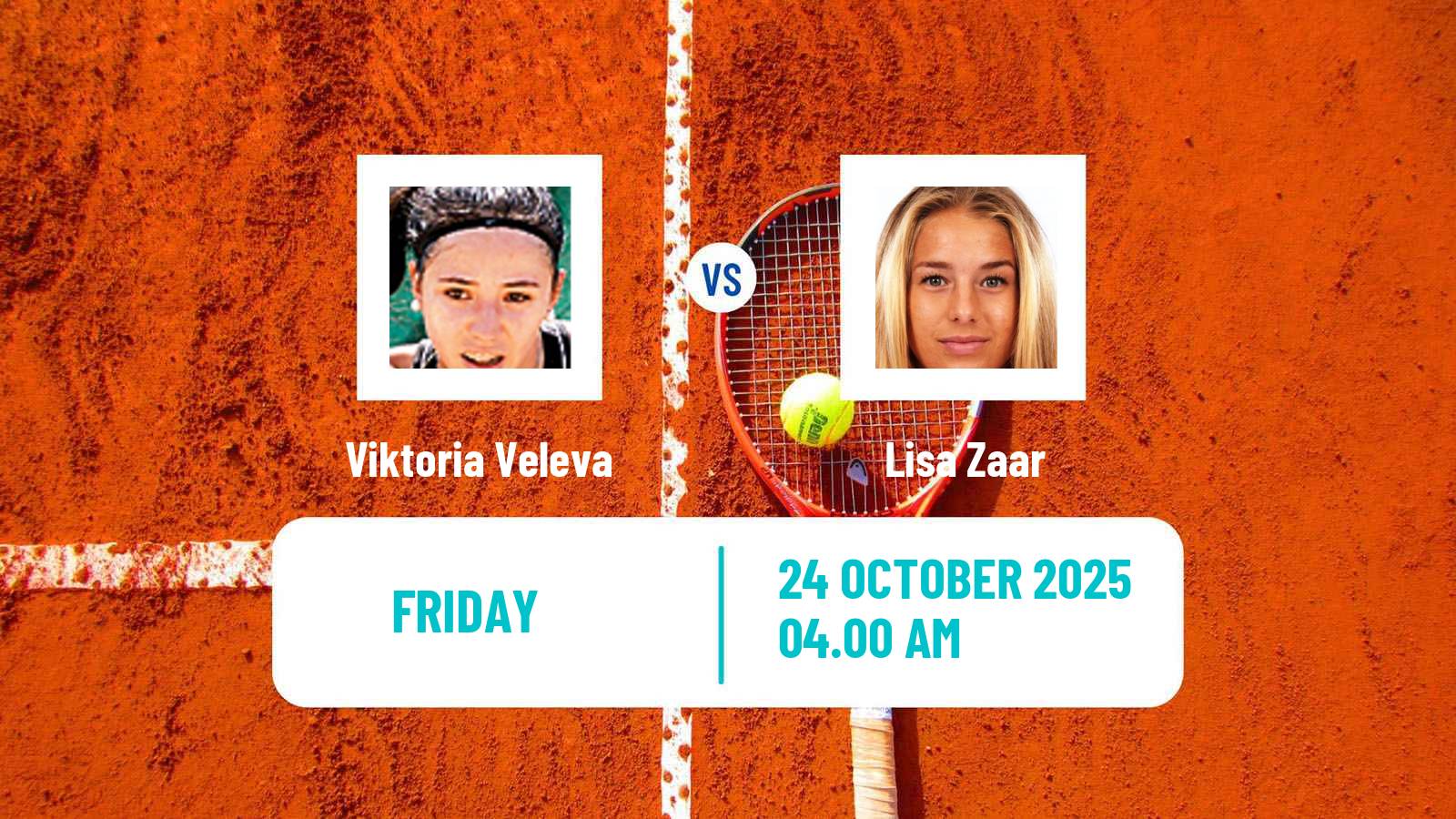 Tennis ITF W35 Santa Margherita Di Pula 12 Women Viktoria Veleva - Lisa Zaar