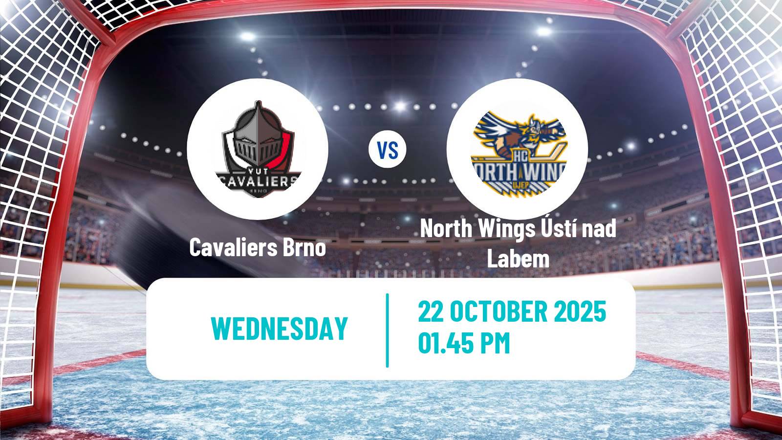 Hockey Czech ULLH Cavaliers Brno - North Wings Ústí nad Labem