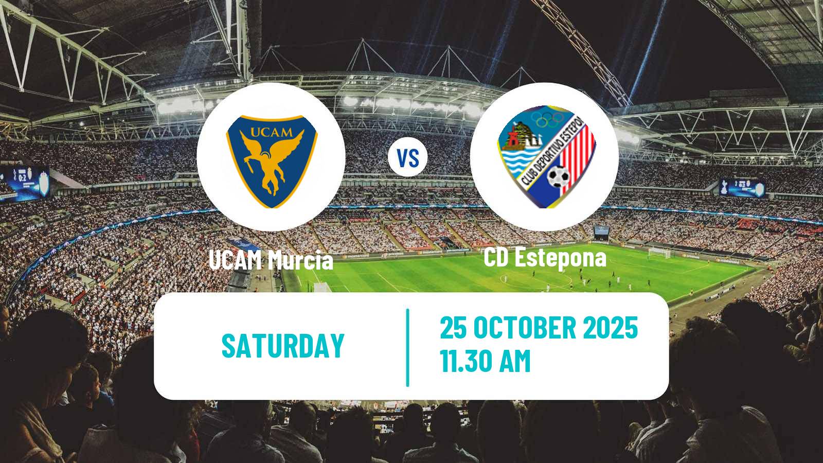 Football Spanish Segunda RFEF - Group 4 UCAM Murcia - Estepona