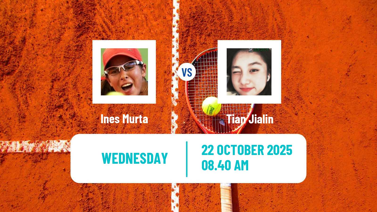 Tennis ITF W35 Lagos Women Ines Murta - Tian Jialin