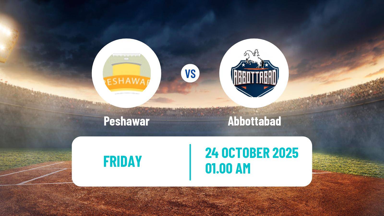 Cricket Pakistan Quaid-e-Azam Trophy Peshawar - Abbottabad