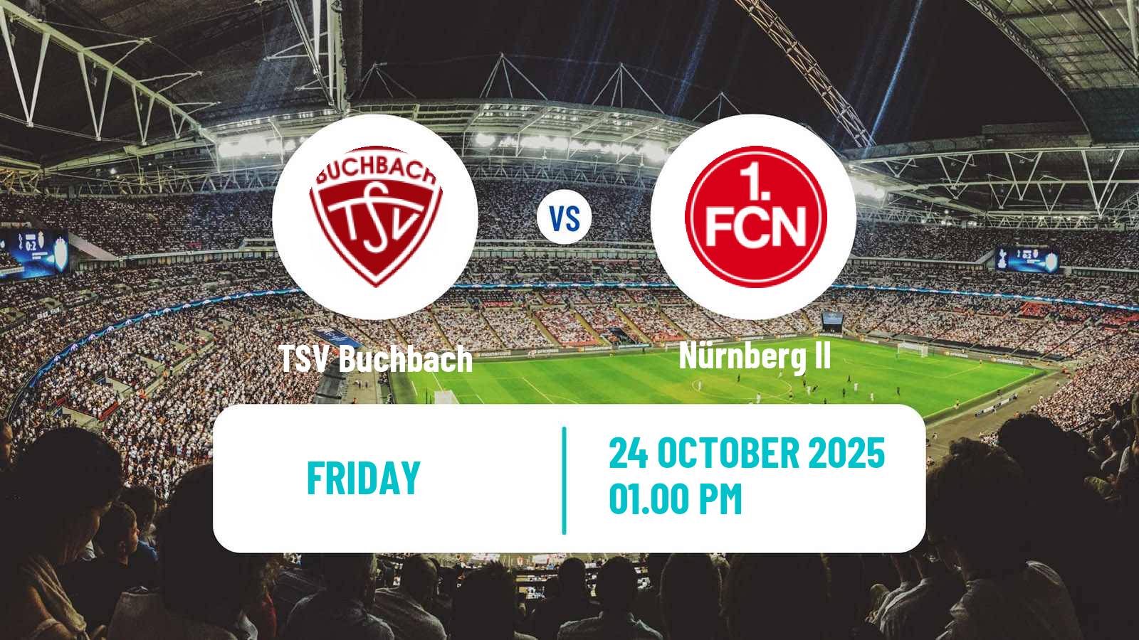 Football German Regionalliga Bayern Buchbach - Nürnberg II