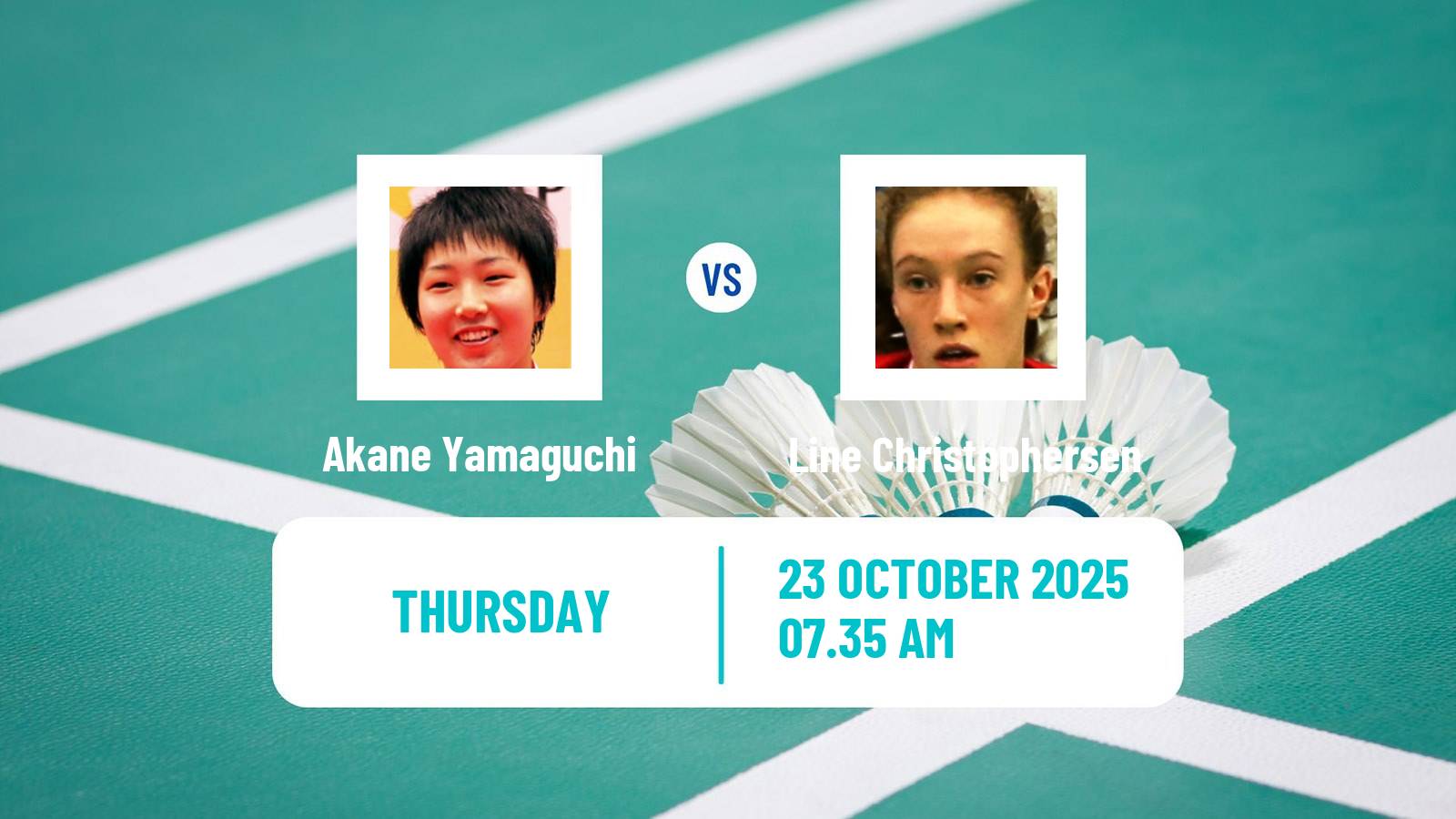 Badminton BWF World Tour French Open Women Akane Yamaguchi - Line Christophersen