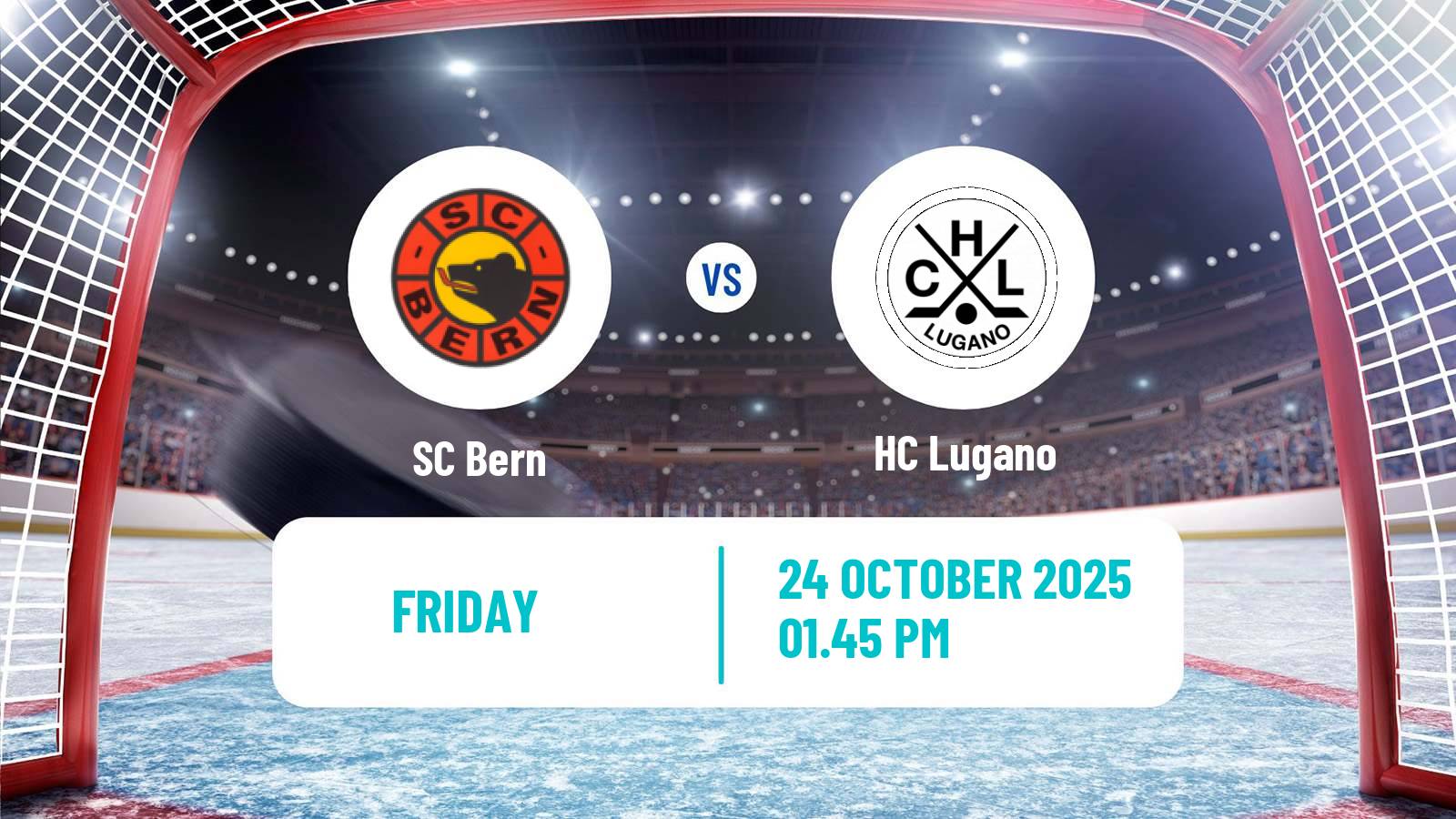 Hockey Swiss National League Hockey Bern - Lugano