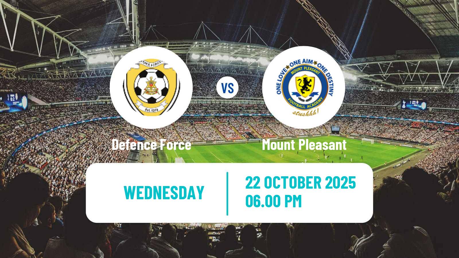 Football Caribbean Club Championship Defence Force - Mount Pleasant