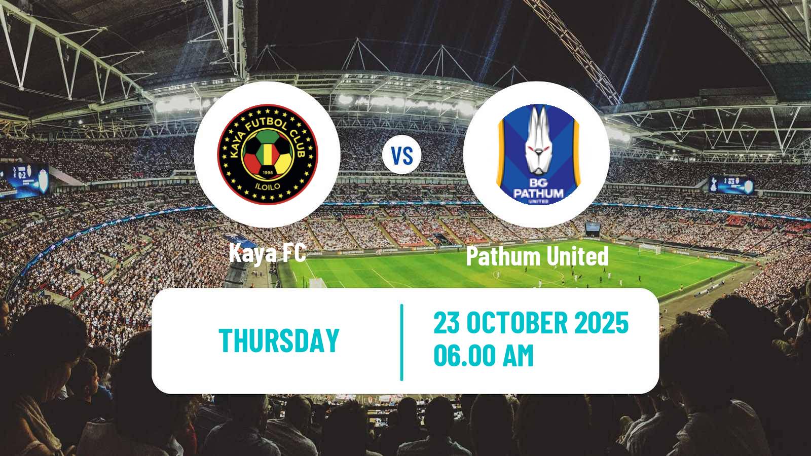 Football AFC Champions League 2 Kaya - Pathum United